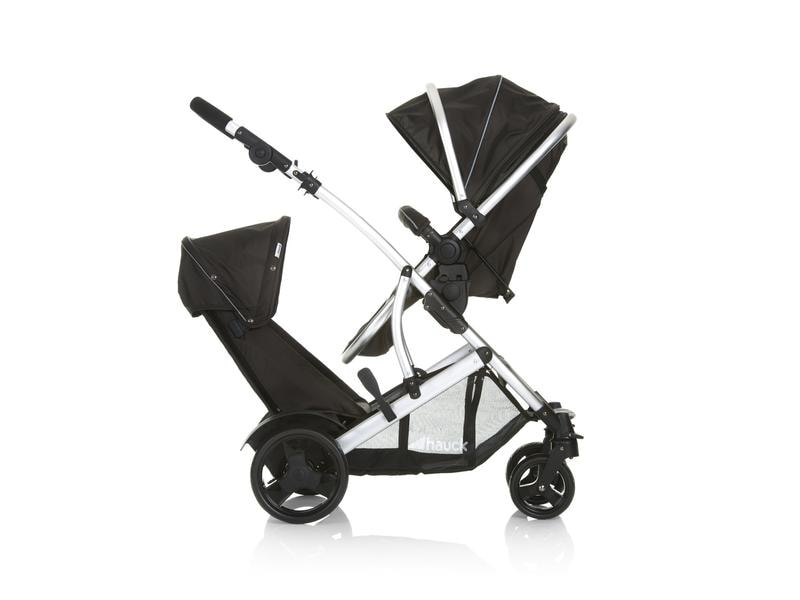 Hauck Geschwisterwagen Duett 2 Black Geschwisterwagen Duett 2, Schwarz