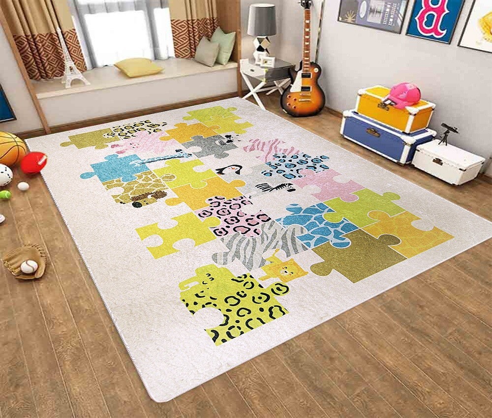 Mani Textile TPS_PUZZ_BEI00 - Tapis Enfant Puzzle