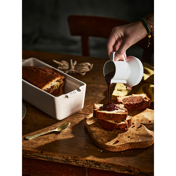 Moule à cake céramique 31 cm écru Peugeot