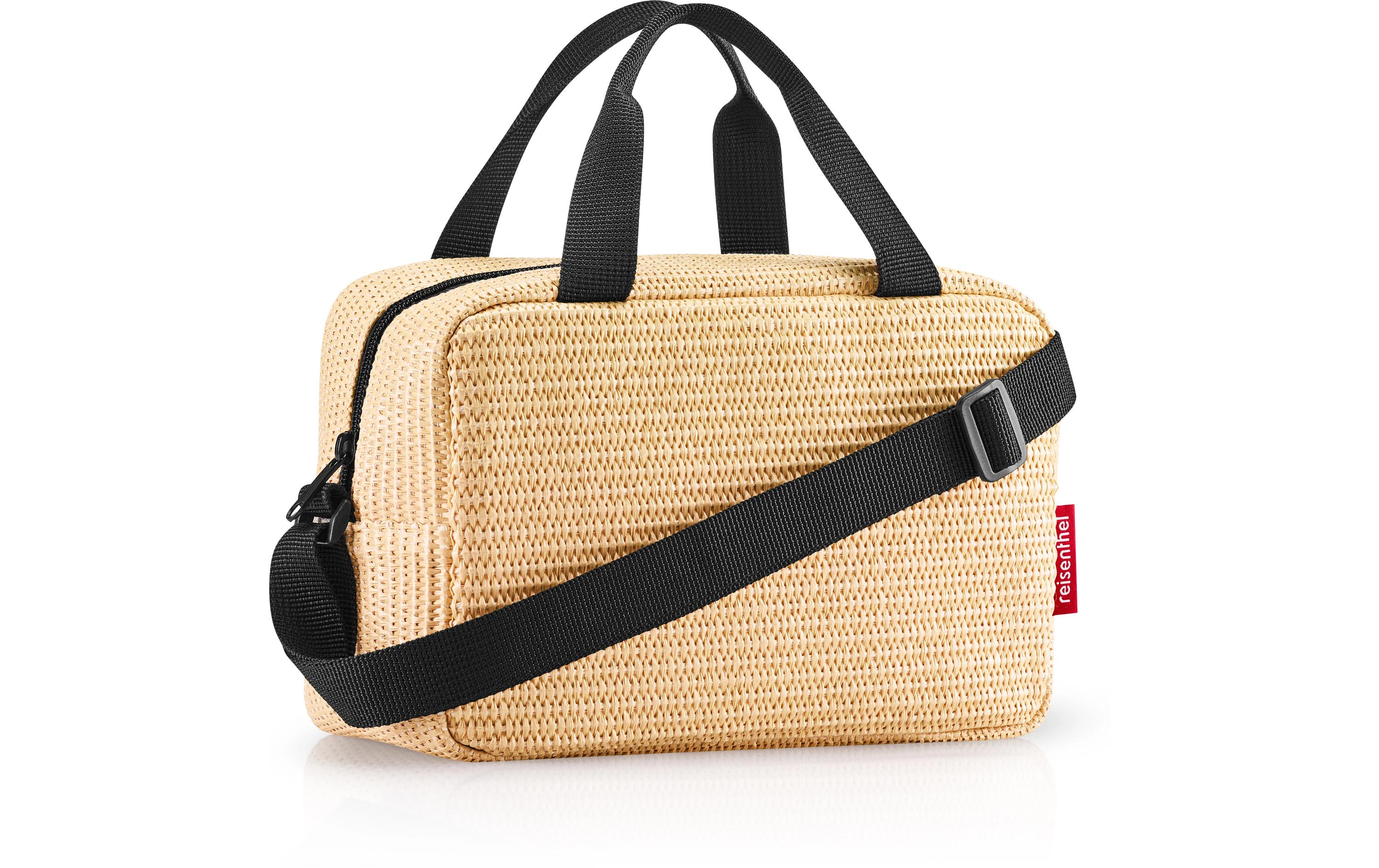 Kühltasche to-go Raffia BlackLunch-Kühlbox zum Umhängen