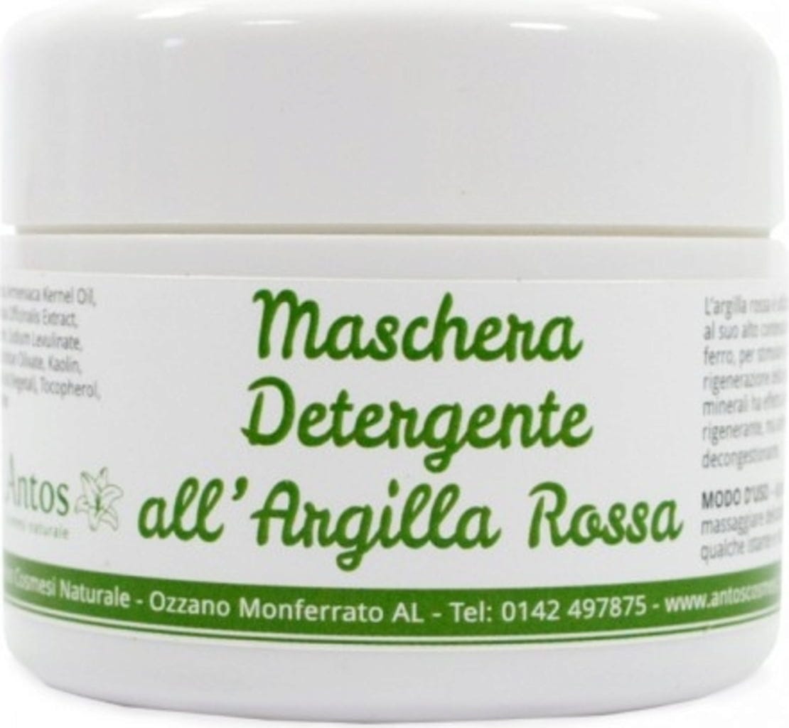 Antos   Rote Tonerde Reinigungsmaske, 100 ml