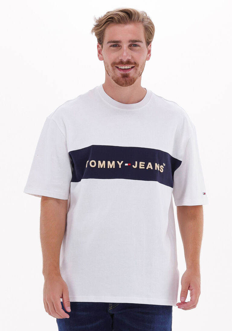 TOMMY JEANS gebroken wit tommy jeans t-shirt tjm printed archive tee