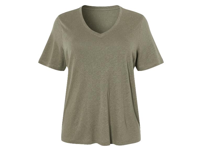 Linnen dames T-shirt - Plus size