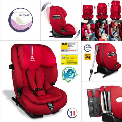 Siège-auto Olymp I-size Gr 1/2/3 Softness Passion - RENOLUX