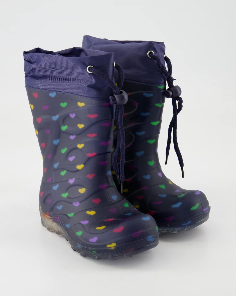 Beck Blinking Hearts Gummistiefel in Blau