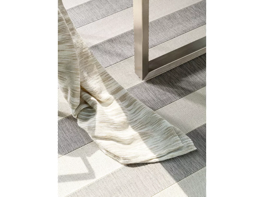 Tapis d'extérieur & intérieur Metro Gris 120x170 cm