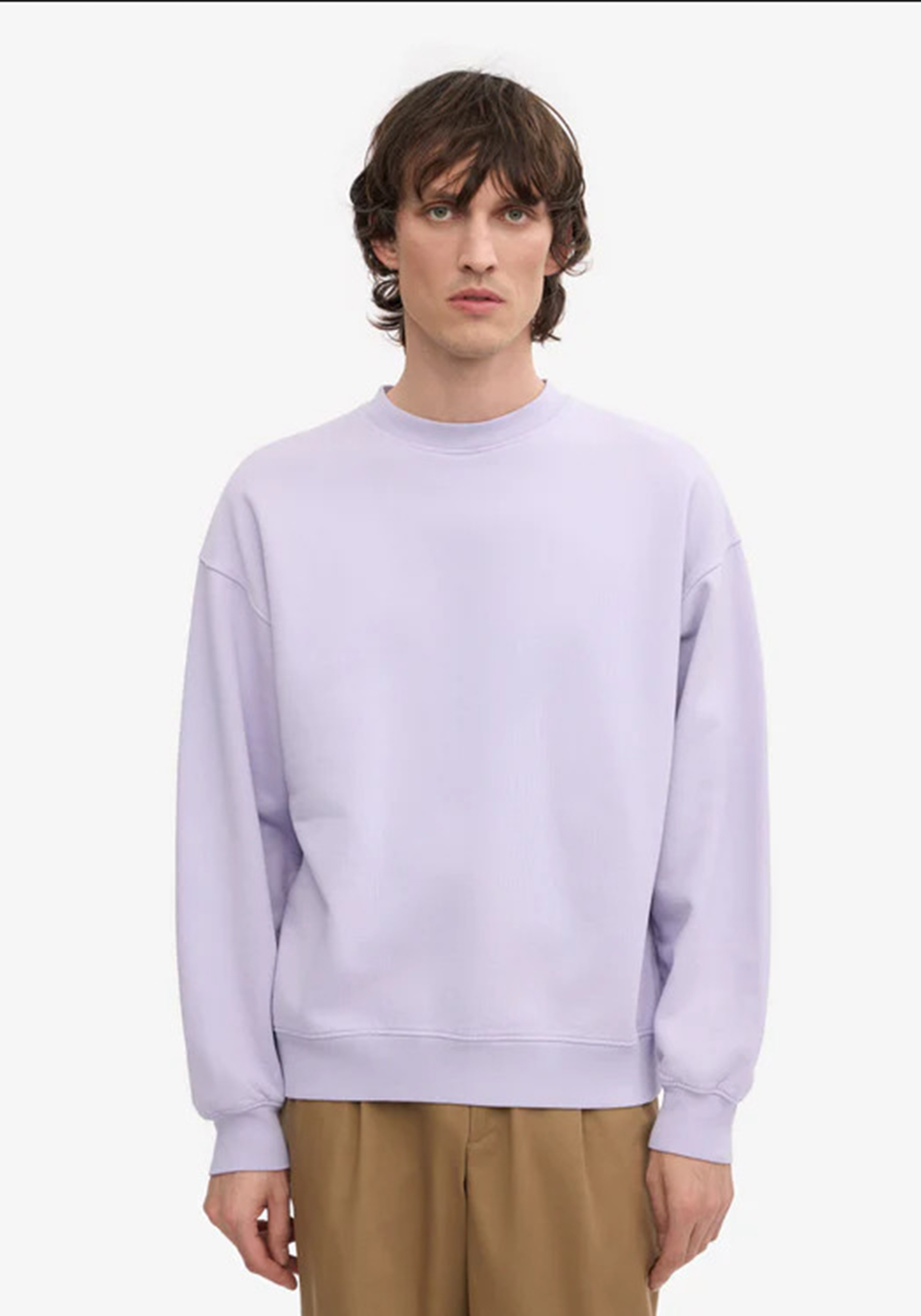 Colorful Standard Oversized Sweatshirt Soft Lavender
