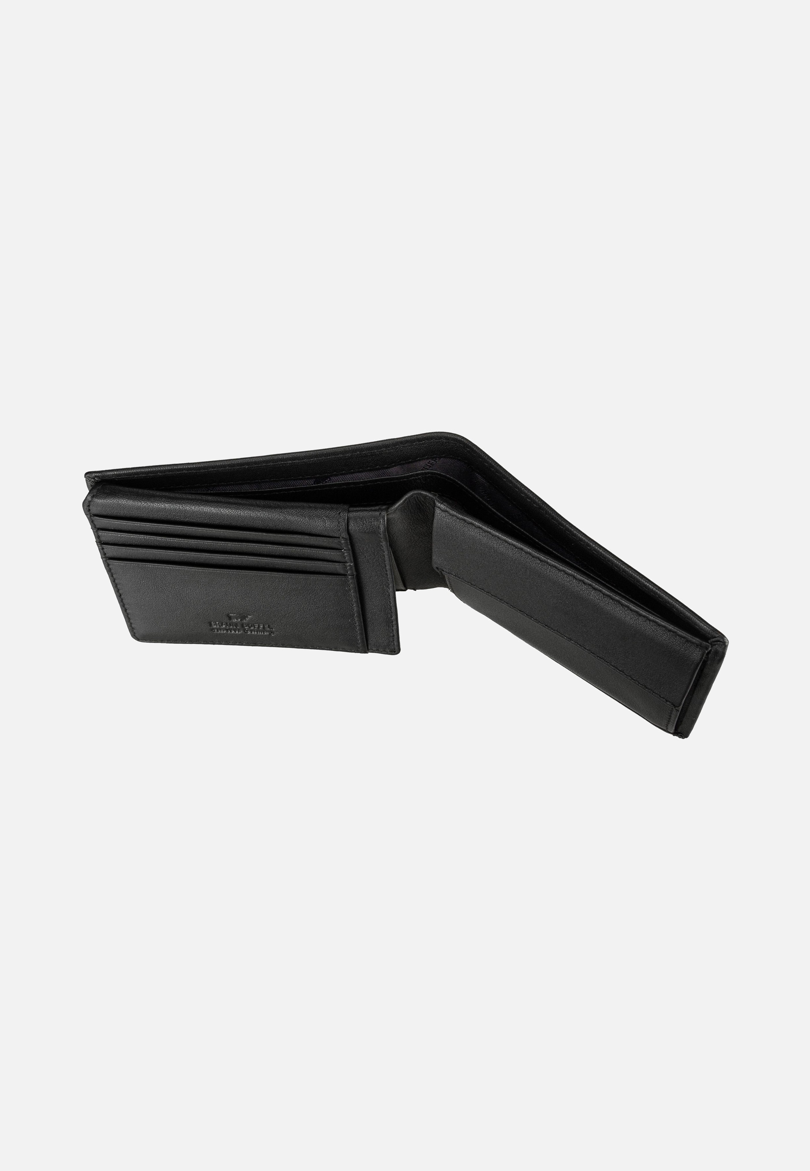Hannes Coin Wallet 8Cs Schwarz - Portemonnaie