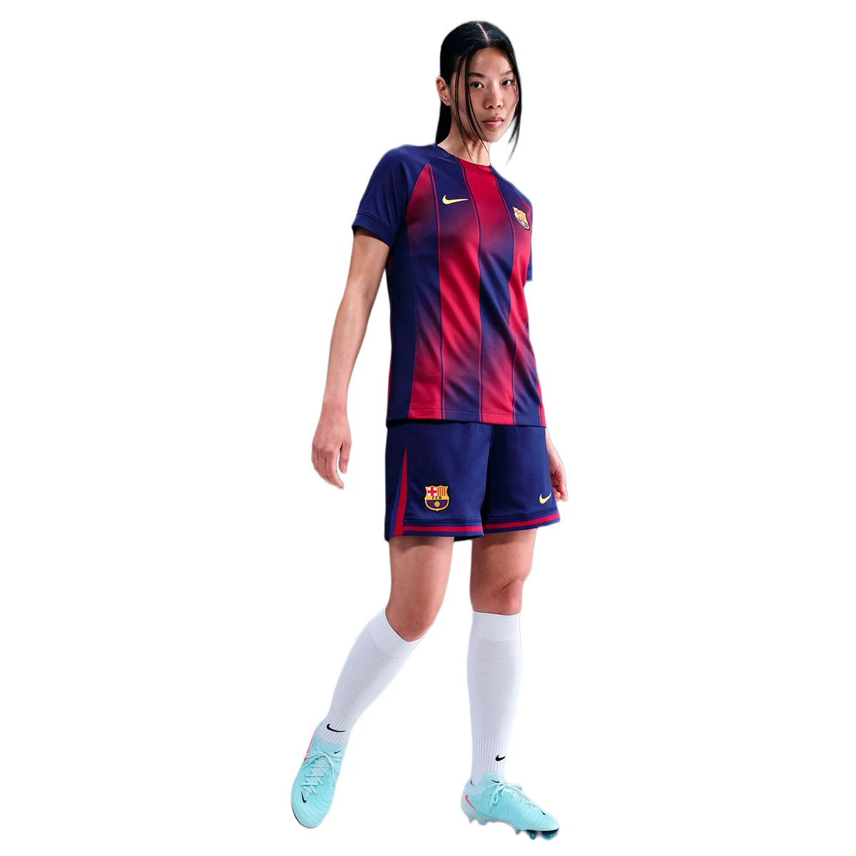 Calções Nike FC Barcelona Primeiro Equipamento 2025-2026 Mulher