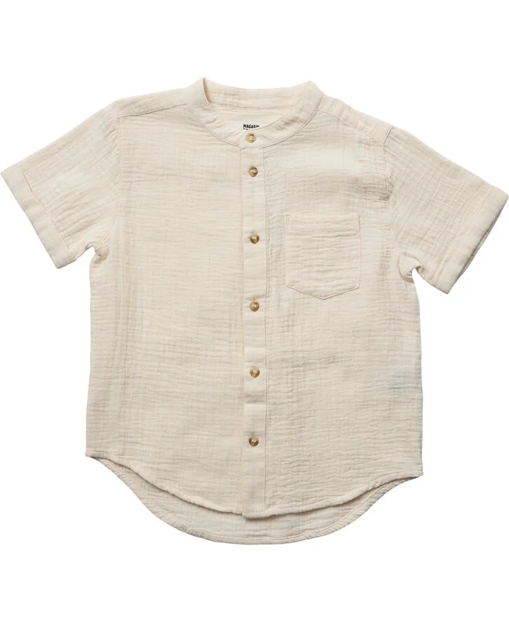 Magasin du Nord Collection Aiden 3 junior shirt - Organic GOTS Rainy day