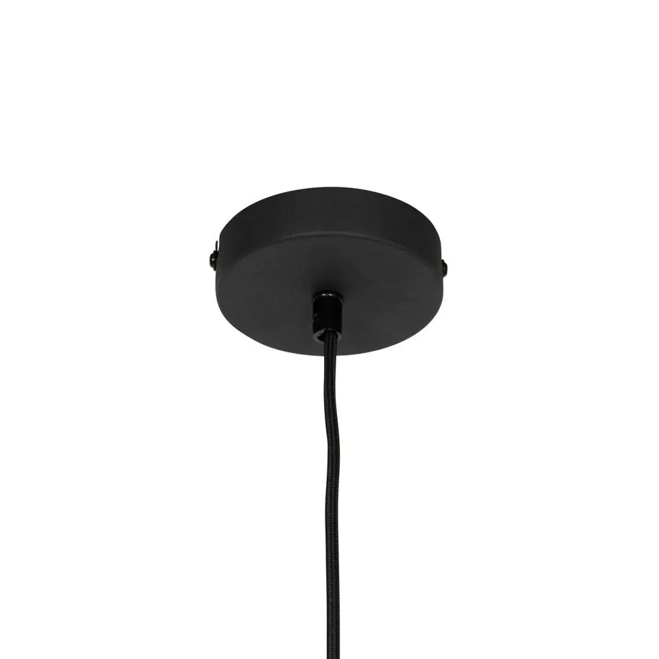 Qazqa hanglampen jinte zwart e27