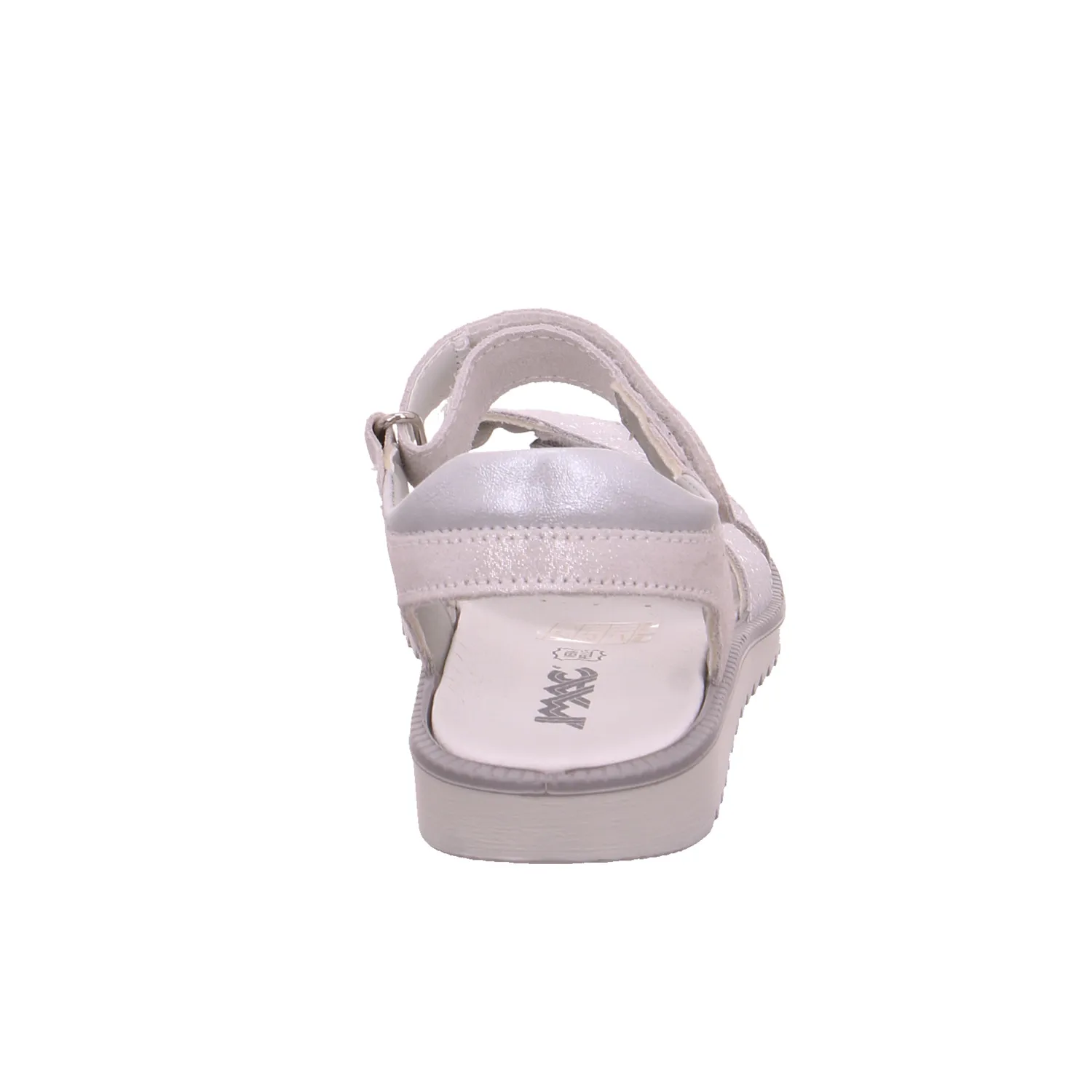 SCHUHENGEL Mädchen-Sandale Weiss Leder  Sommerschuh