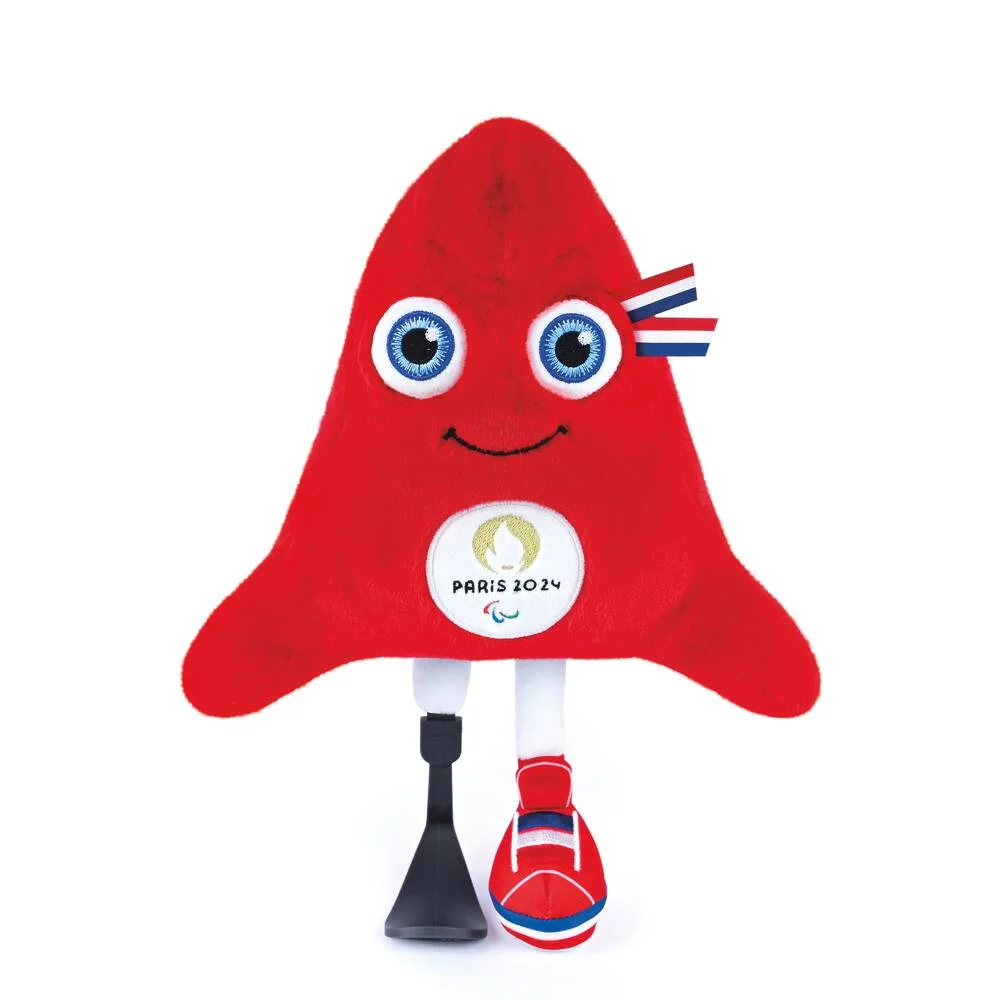 PELUCHE MASCOTTE LES PHRYGES - PARA 28 CM - JEUX OLYMPIQUES PARIS 2024