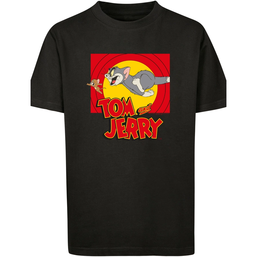 F4NT4STIC T-Shirt Tom and Jerry TV Serie Chase Scene schwarz