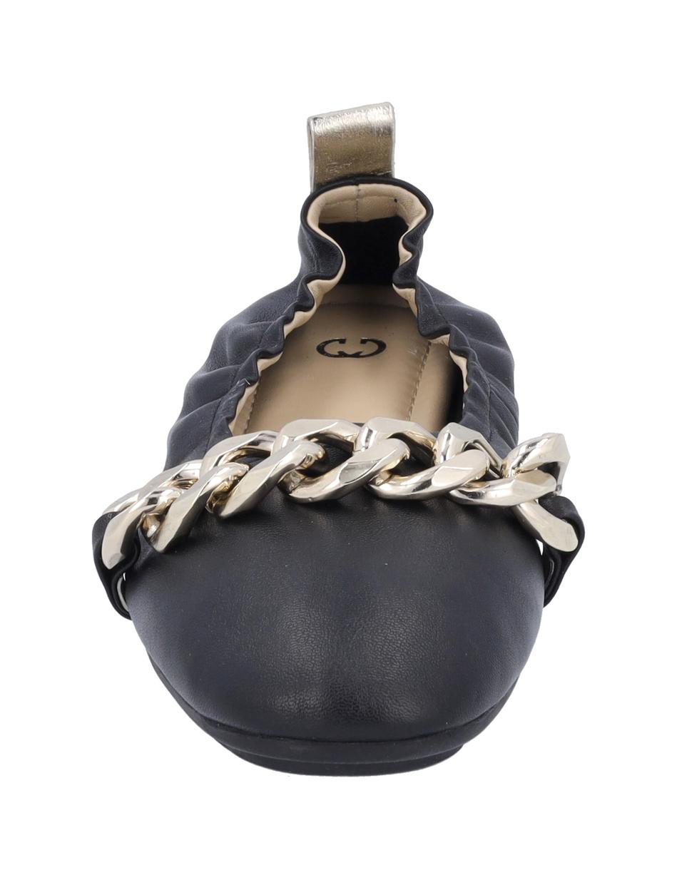 Ballerina Cecina 04, schwarz-gold