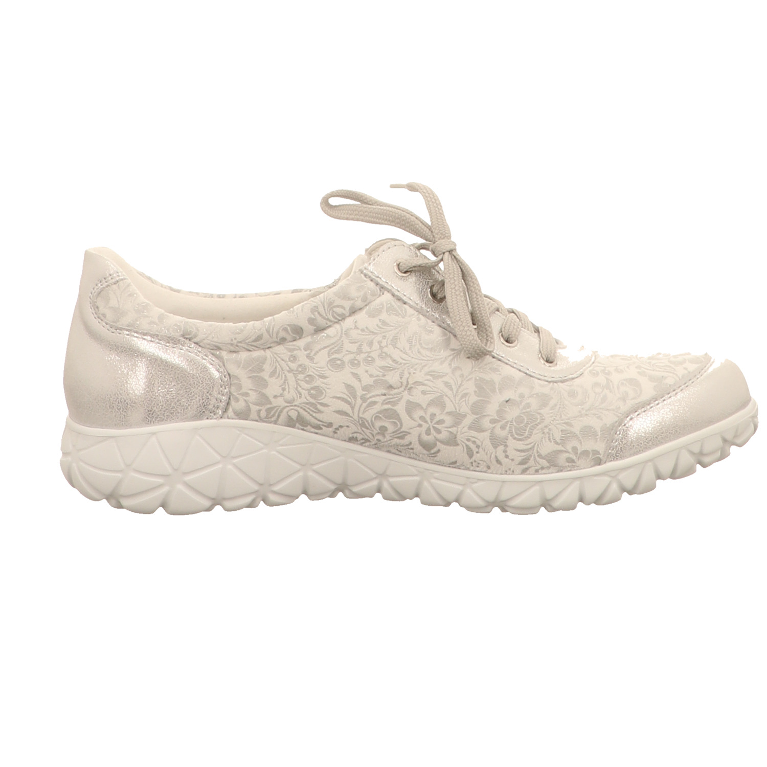 Waldläufer Schnürhalbschuh weiss/weiss kombi