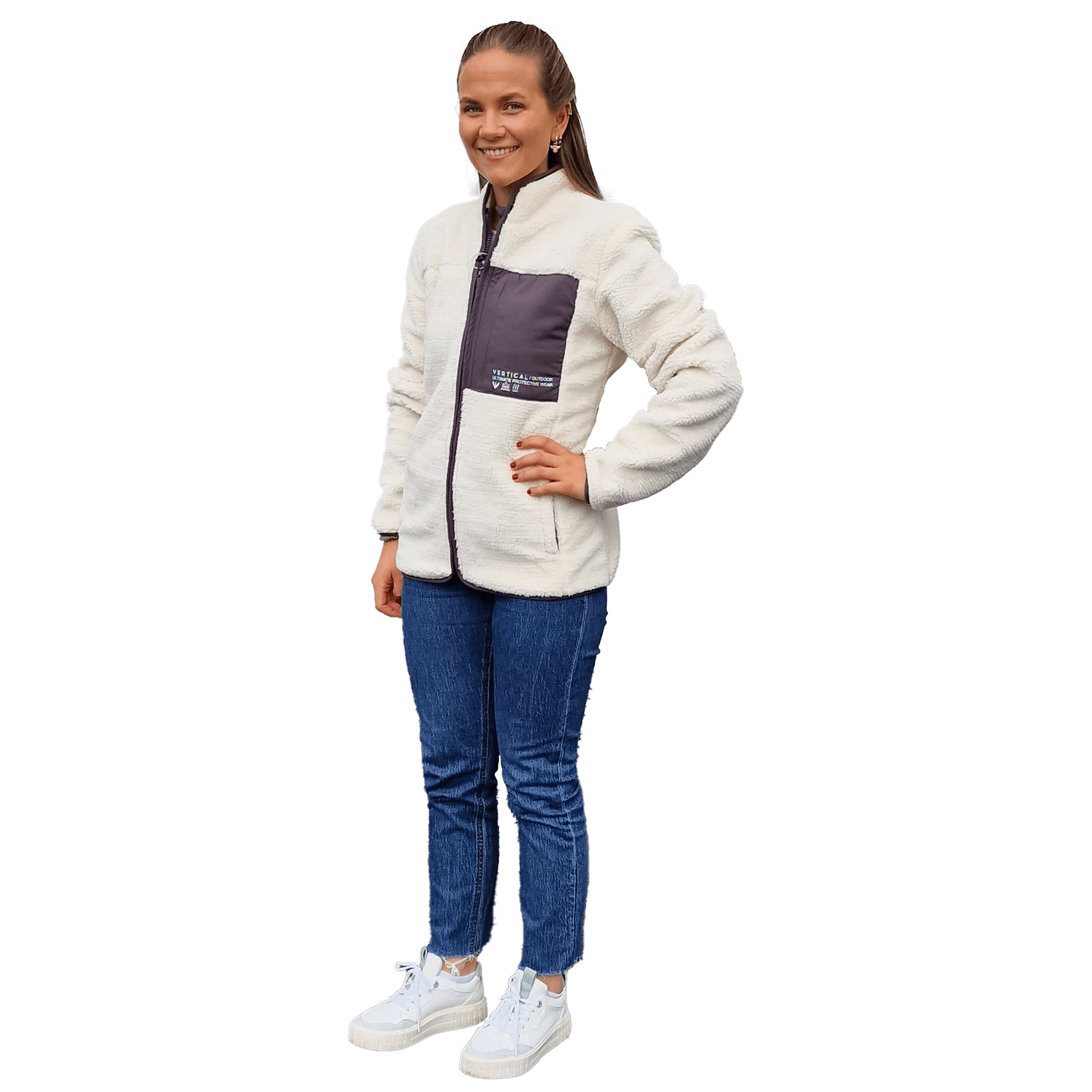 Vertical Sprocketana W Teddy Fleece Jacket - Mellomlag