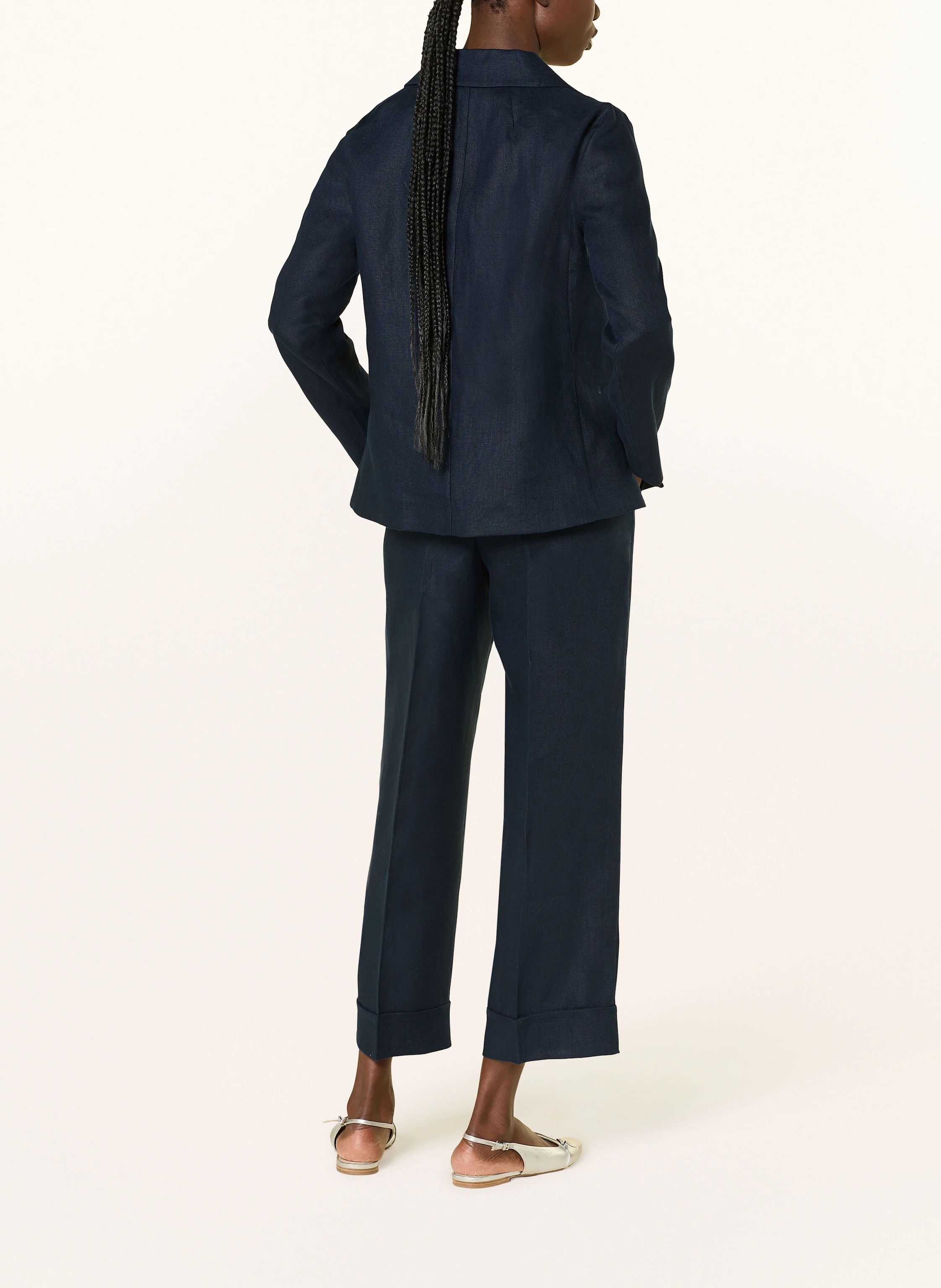S Max Mara 7/8-Hose ANSELMO aus Leinen