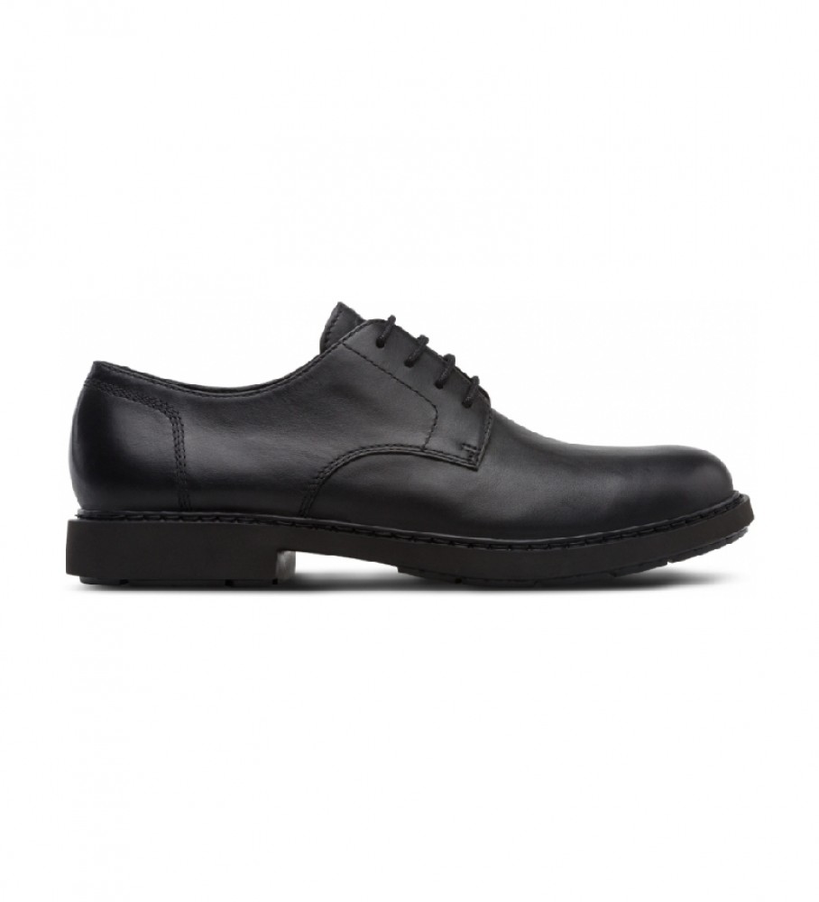 Sapatos de couro preto Camper Neuman