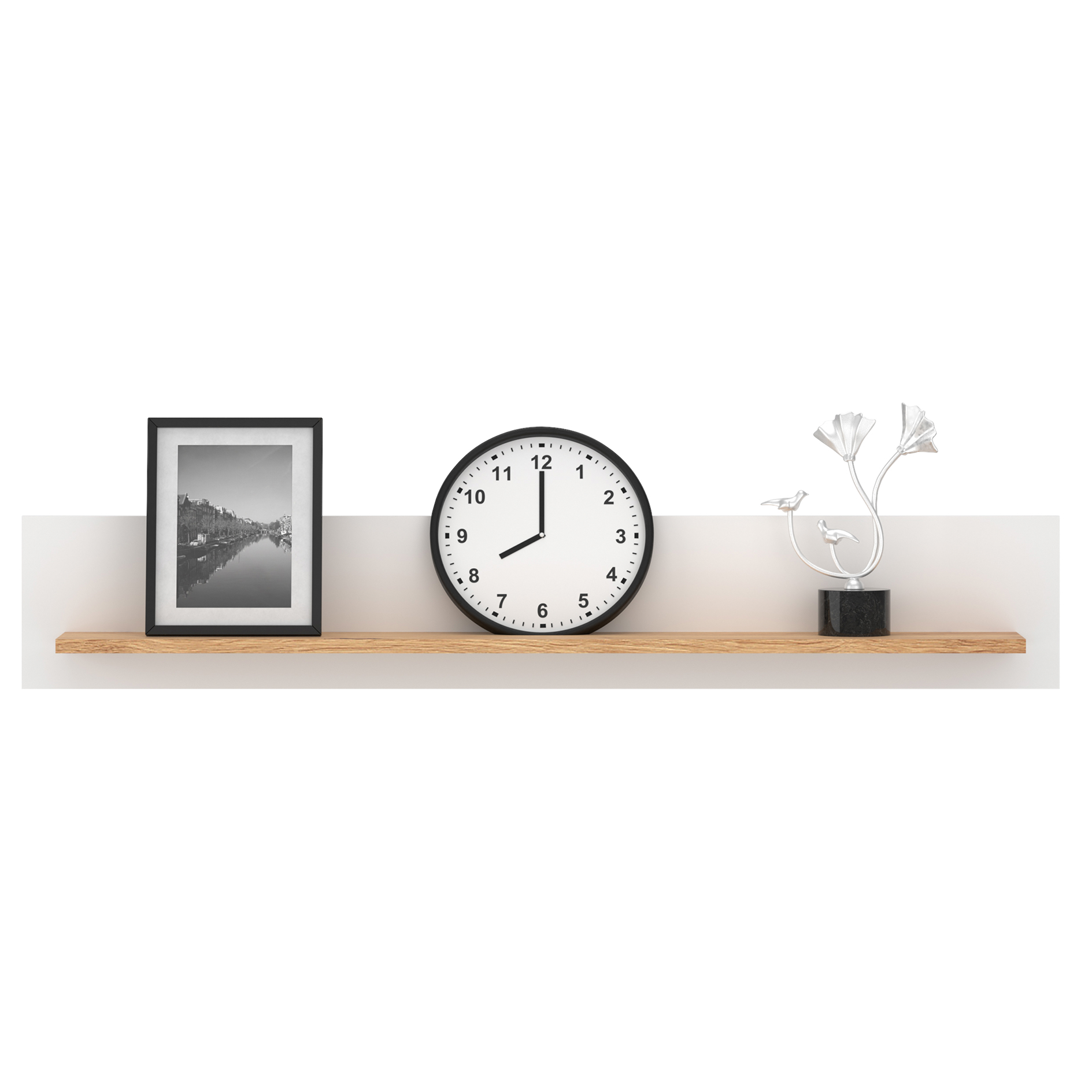 Wandboard - Alpinweiß - Artisan Eiche - 120 cm