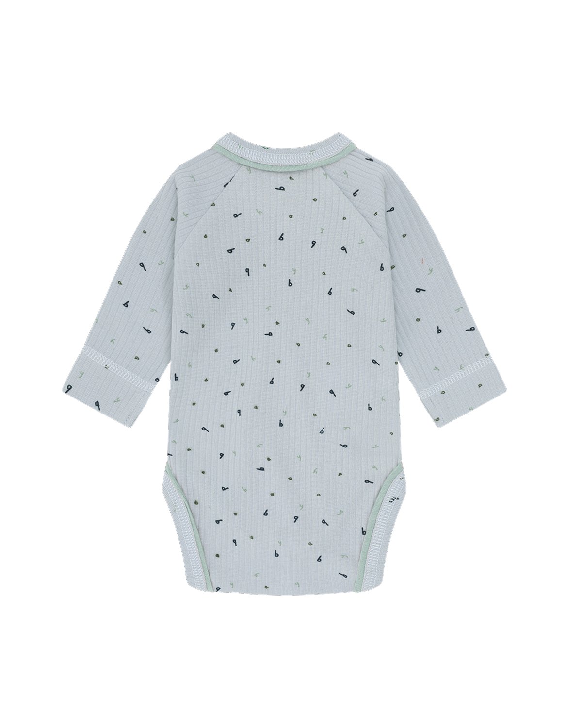 Omslagsbody Baby – Øko Bomull | Baba Letter Aop