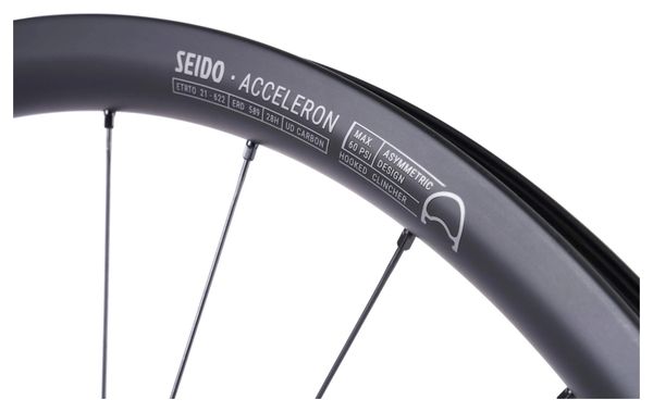 Paire de Roues Seido Acceleron 700 mm | 12x100 - 12x142 mm | CenterLock