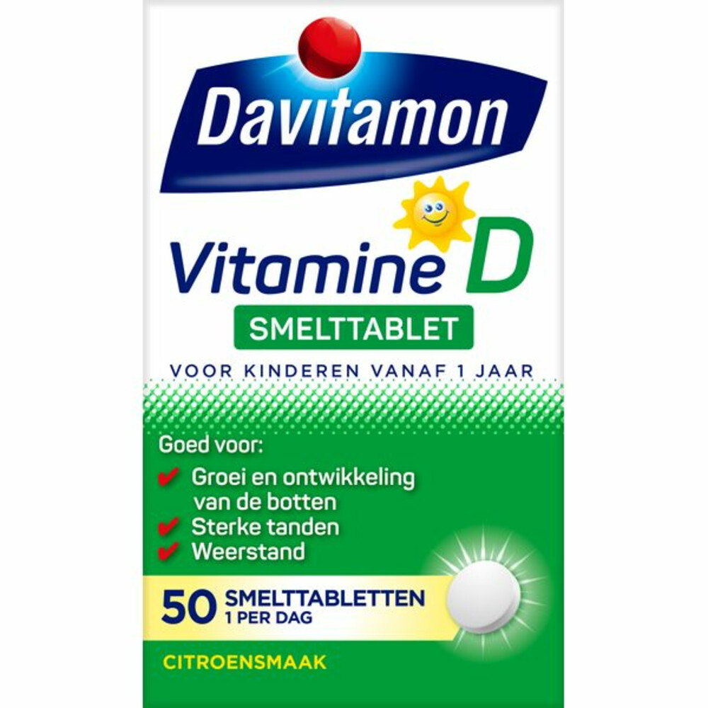 Davitamon Vitamine D Kind50 smelttabletten