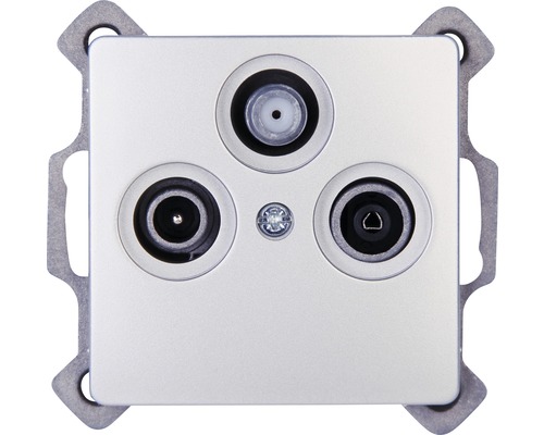 Kopp 921420084 Antenneaansluiting TV/RF/SAT Parijs zilver