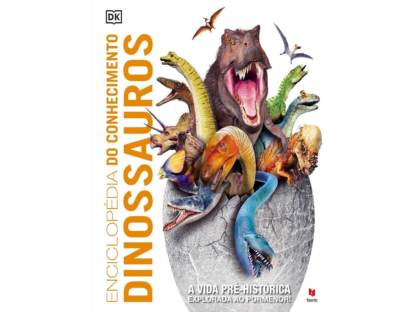 LIVRO ENCICLOPÉDIA DO CONHECIMENTO - DINOSSAUROS DK
