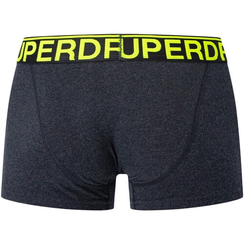 Superdry - Pack De 3 Calzoncillos De Algodón Orgánico Azul