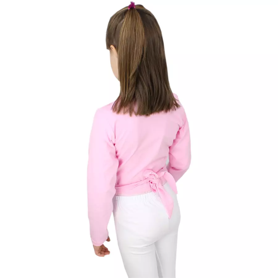Aquarti Mädchen Ballett Bolero Langarm rosa