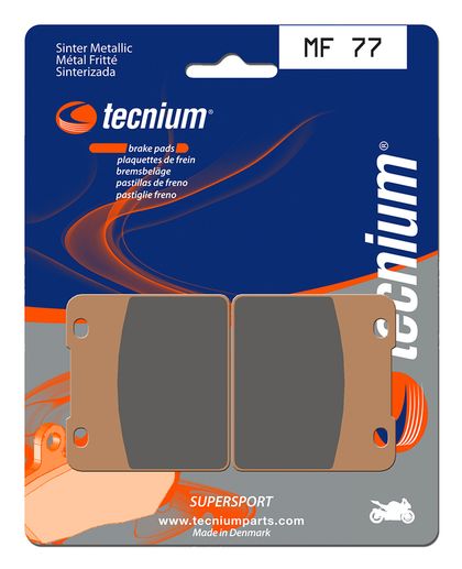 Plaquettes de freins Tecnium Performance métal fritté - MF77