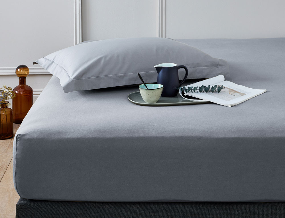 Pack 2 draps-housses-Jersey extensible