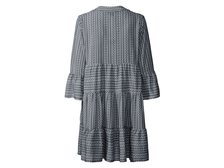 Tuniek voor dames, V-hals, polyester en elastaan