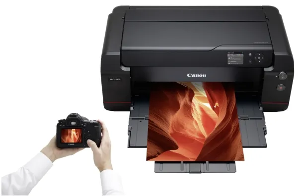 Canon imagePROGRAF PRO-1000 - Printer - farve - blækprinter - 431.8 x 558.8 mm op til 3.58 min./side (farve) - USB 2.0, LAN, Wi-Fi(n)