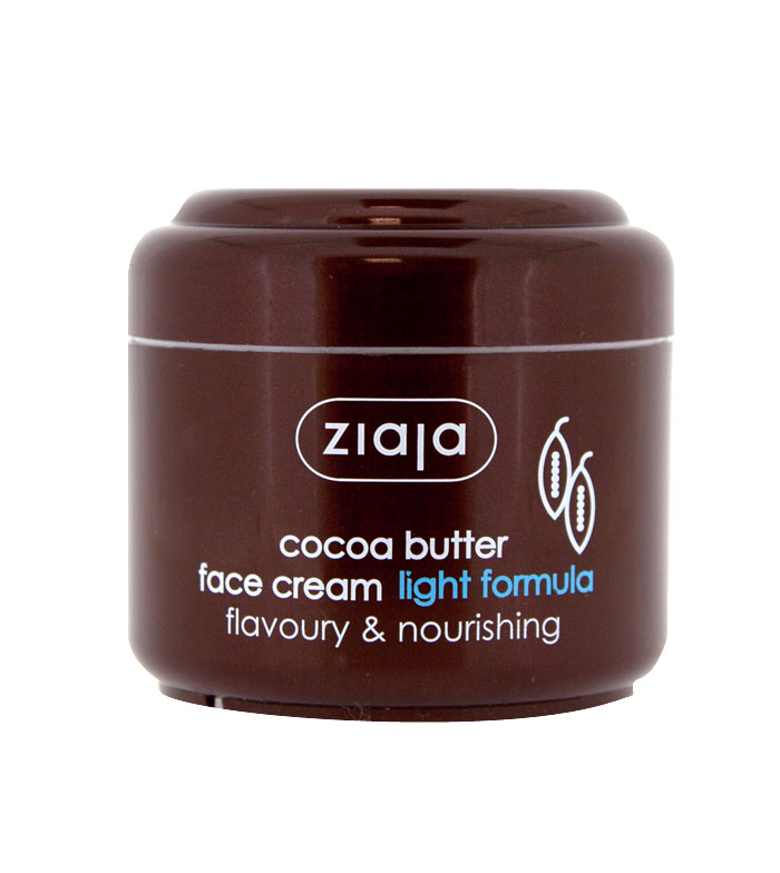 Ziaja - facial fórmula leve com creme de manteiga de cacau 100ml