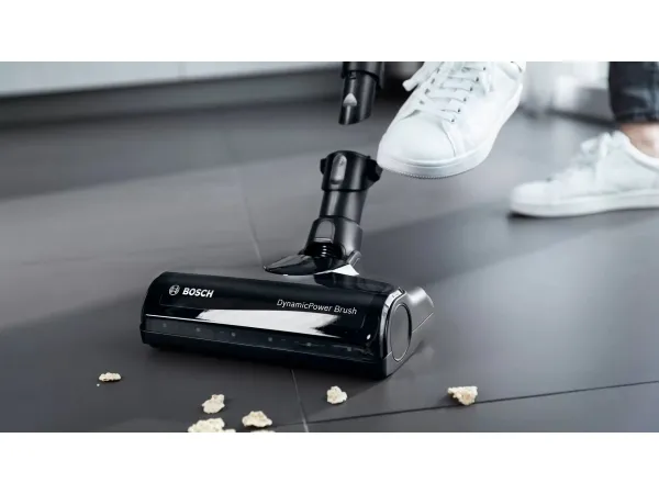 Bosch Unlimited 7 BCS711XXL - Støvsuger - pind/håndholdt (2-i-1) - uden pose - ledningsfri - hvid - 1 batteri, inkluderet oplader