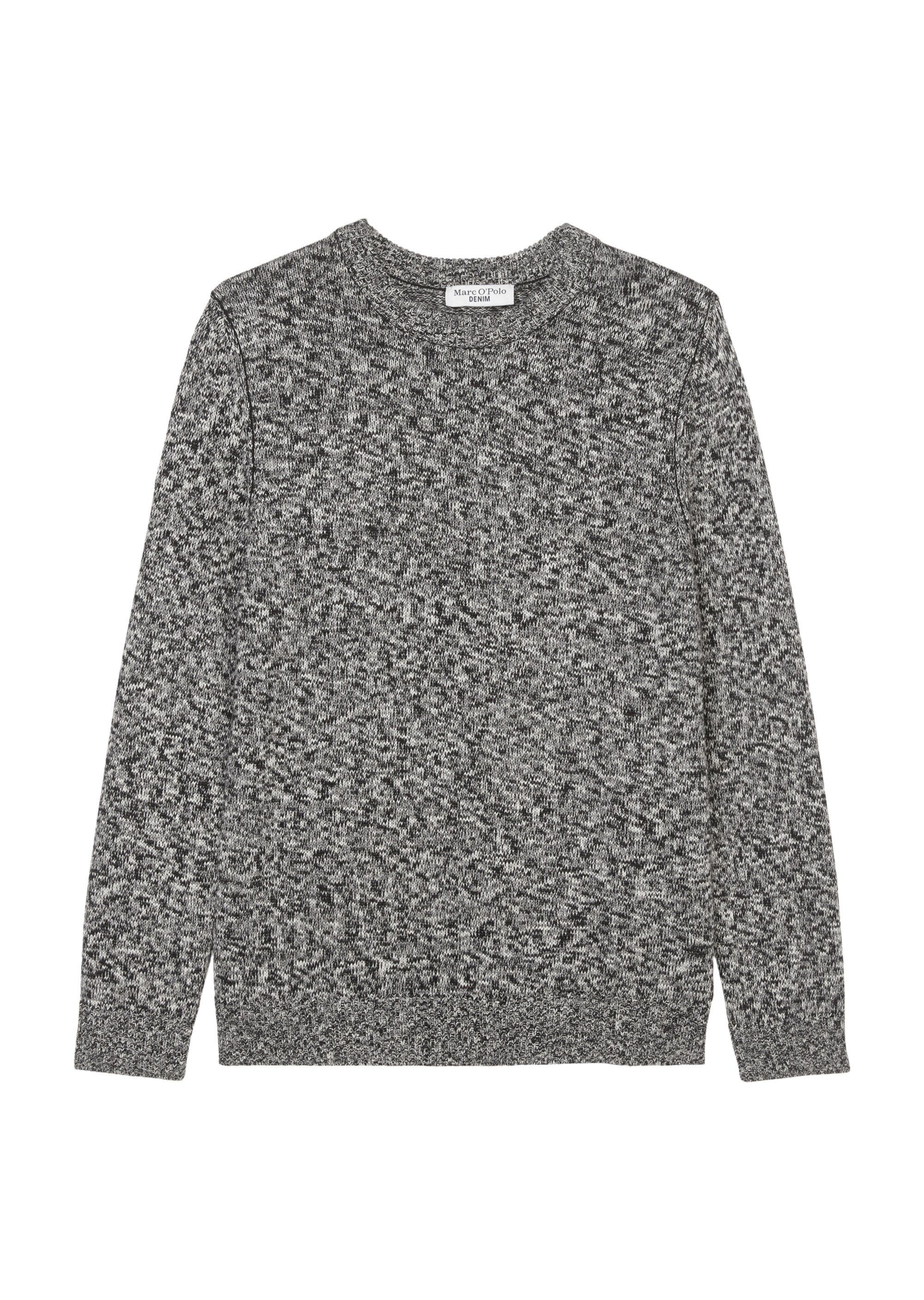 Pullover regular aus zweifarbigem Bio-Baumwoll-Garn
