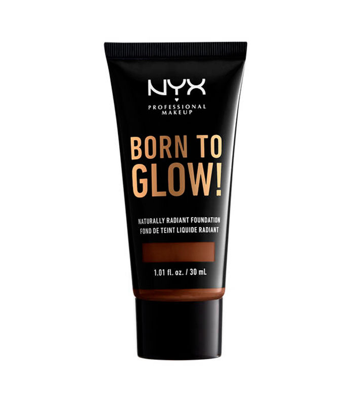 Nyx Professional Makeup - Base de maquilhagem Born to Glow! - BTGRF22.7: Deep Walnut