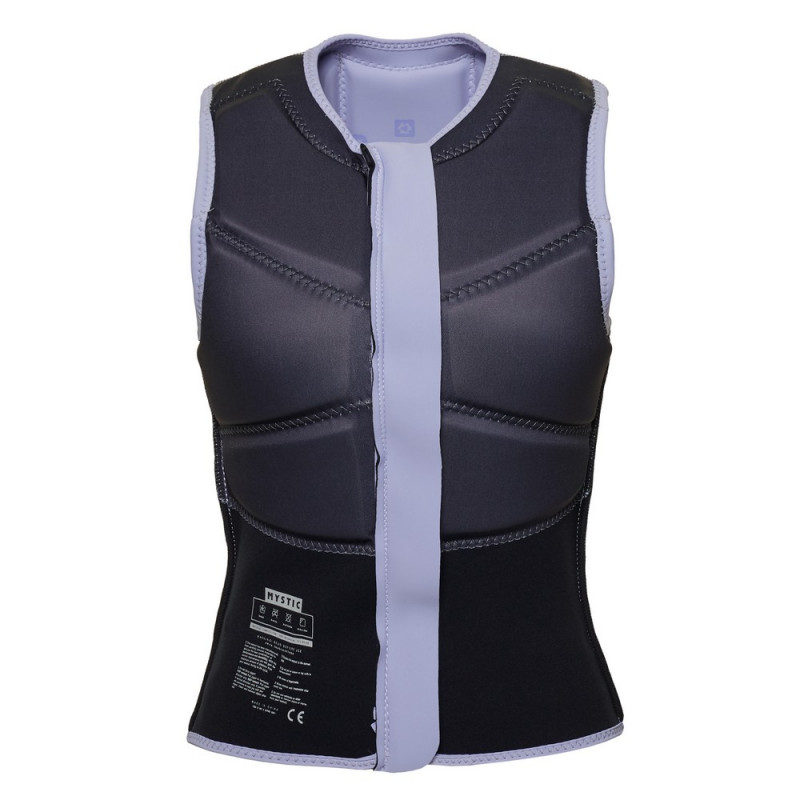Gilet Impact Femme Kitesurf Mystic Star frontzip violet