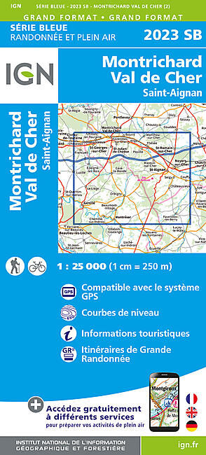 IGN - 2023 SB MONTRICHARD ST AIGNAN 1 25 000