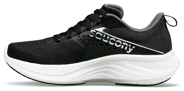 Chaussures Running Saucony Ride 17 Noir/Blanc Femme