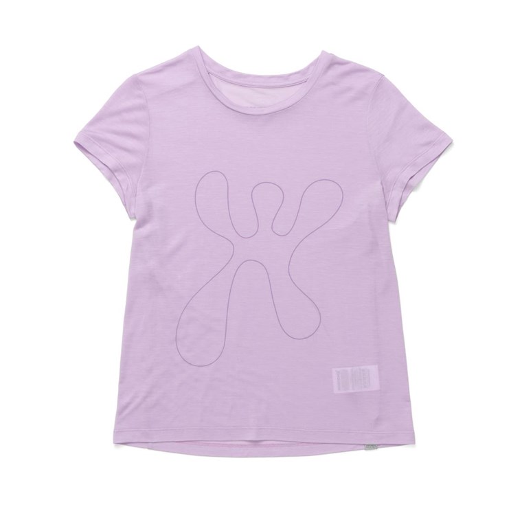 Houdini Tree Message Tee Women Purple Heather/Recon