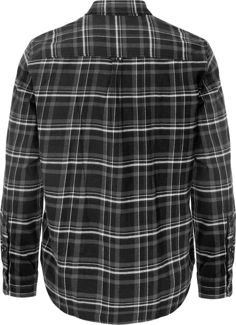 Urberg Flannel Ls W Strap Shirt Men Black Beauty