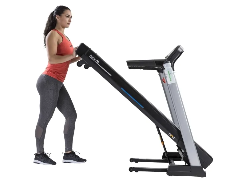 Tunturi FITRUN 70I, 125 kg, 0,8 km/t, 20 km/t, Kalorier, Incline, Pulse rate, Hastighed, Tid, 0 - 15%, LED