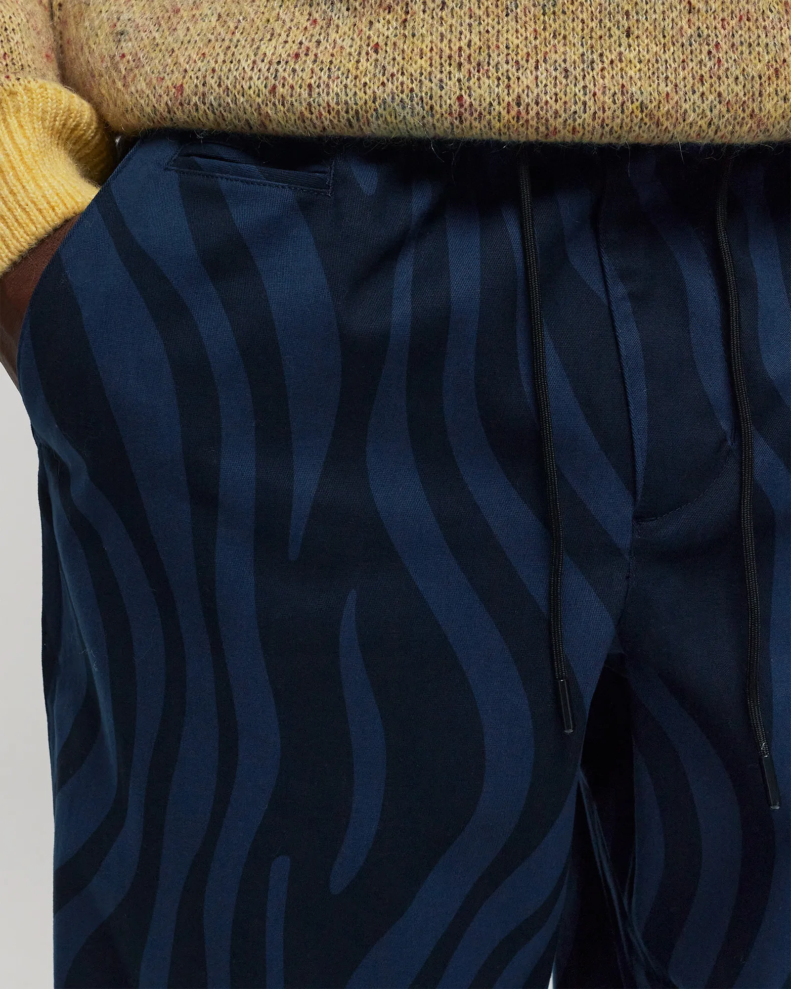 By Parra flowing stripes pants