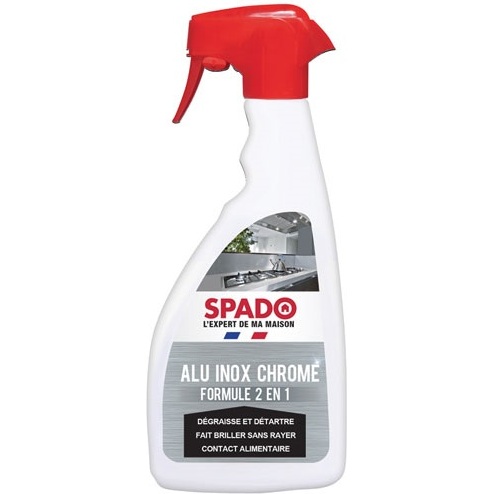 Nettoyant 2-en-1 alu inox chrome 500 ml