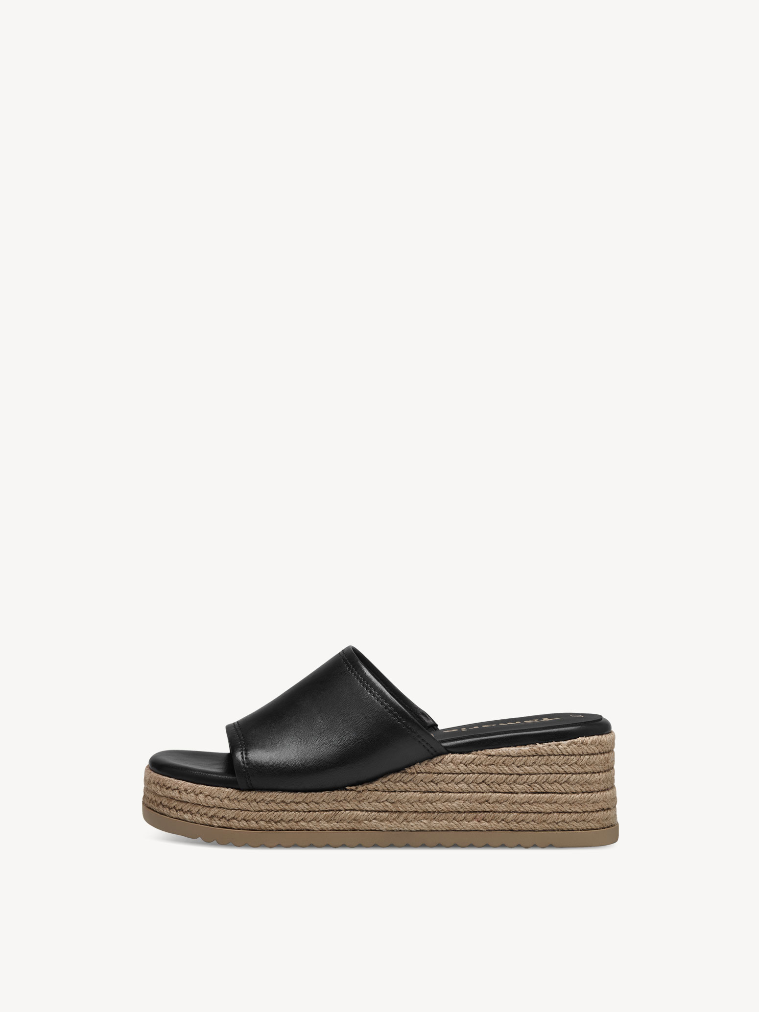 Leren Slipper - zwart