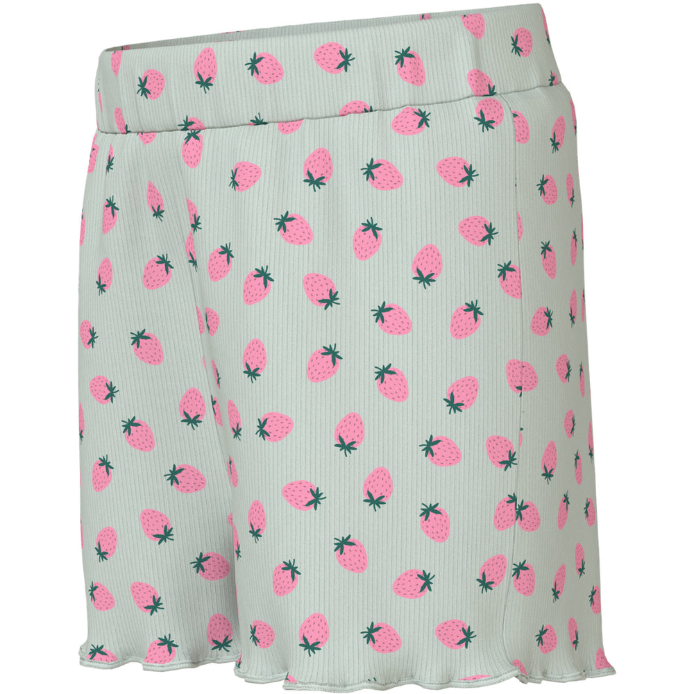 Køb Name It Pale Aqua Strawberries Nmfvemma Aop Shorts