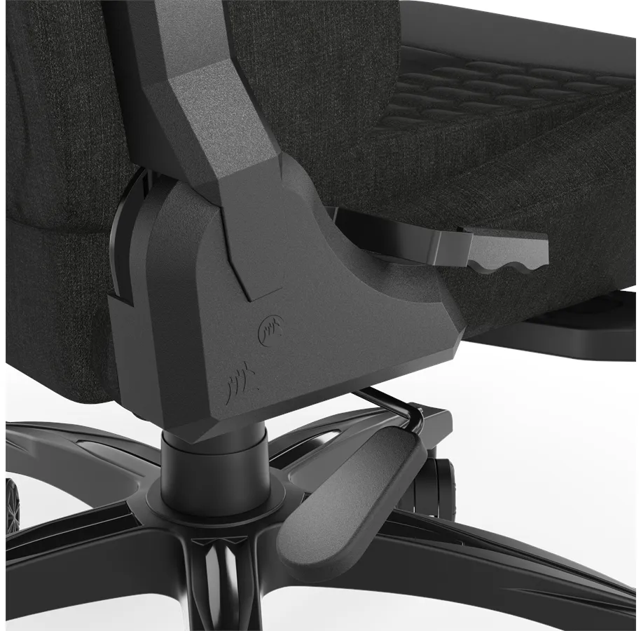 CORSAIR | TC100 Relaxed (Fabric) - Gamingstol - Stof - Op til 120 kg | Sort